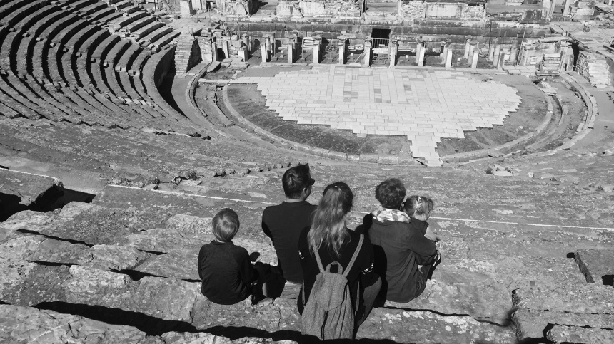 The amphitheater in Ephesus